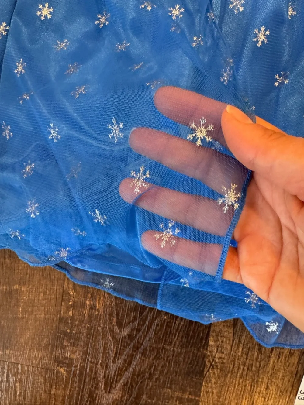 Disney Blue Elsa Snowflake night Gown for girls - Picture 8 of 8